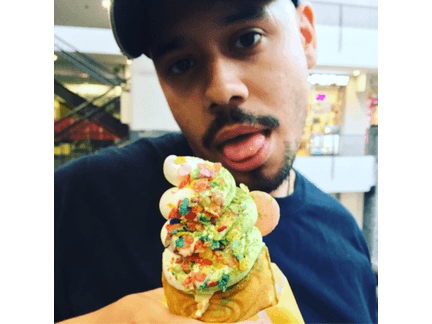 Picture of Krishammad with Ice Cream