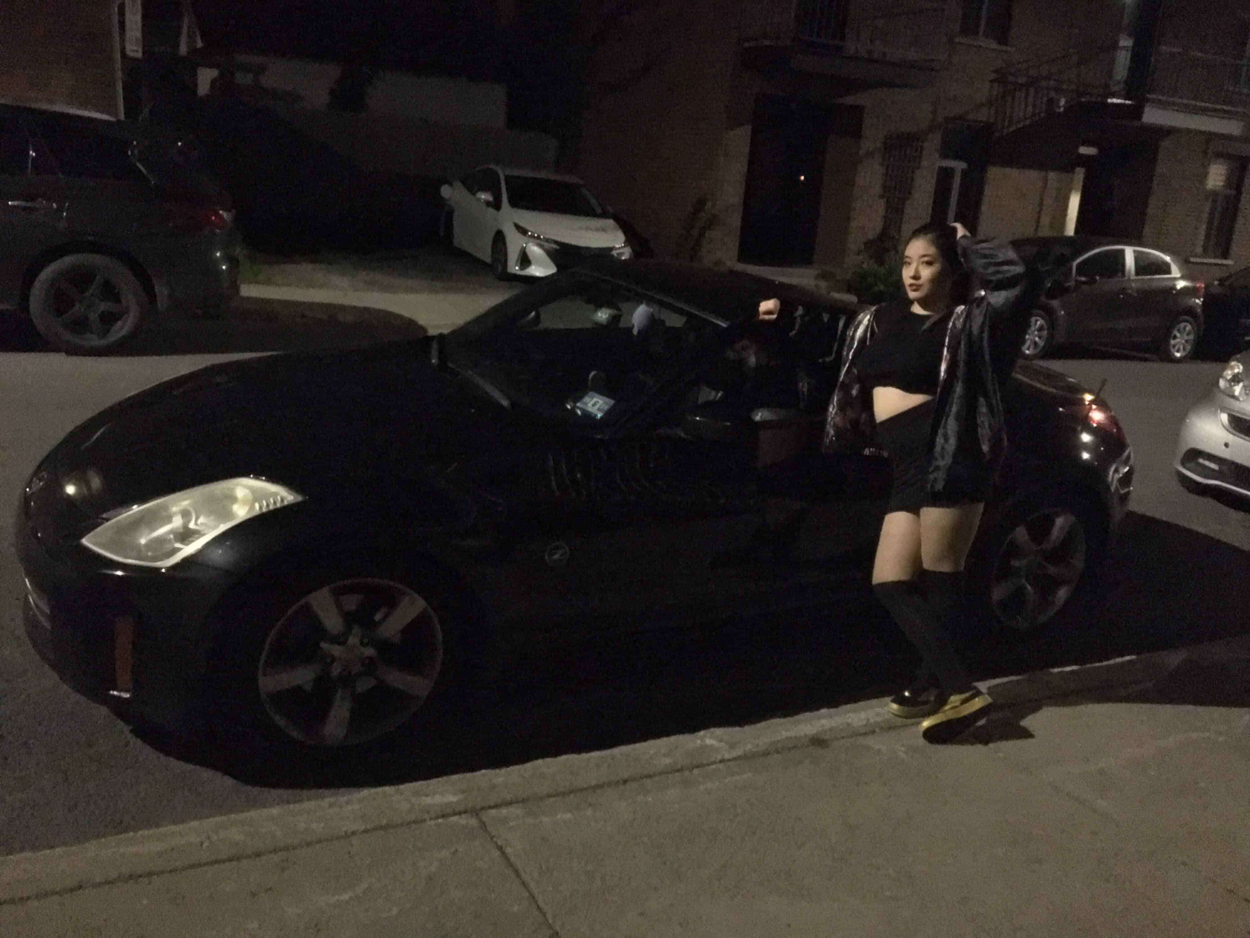 Picture of Zetsumi, a black 350z with a Leche